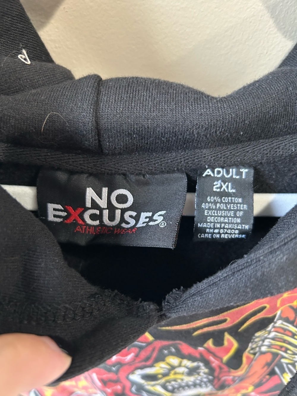No Excuses Hoodie - Picture 2 of 3